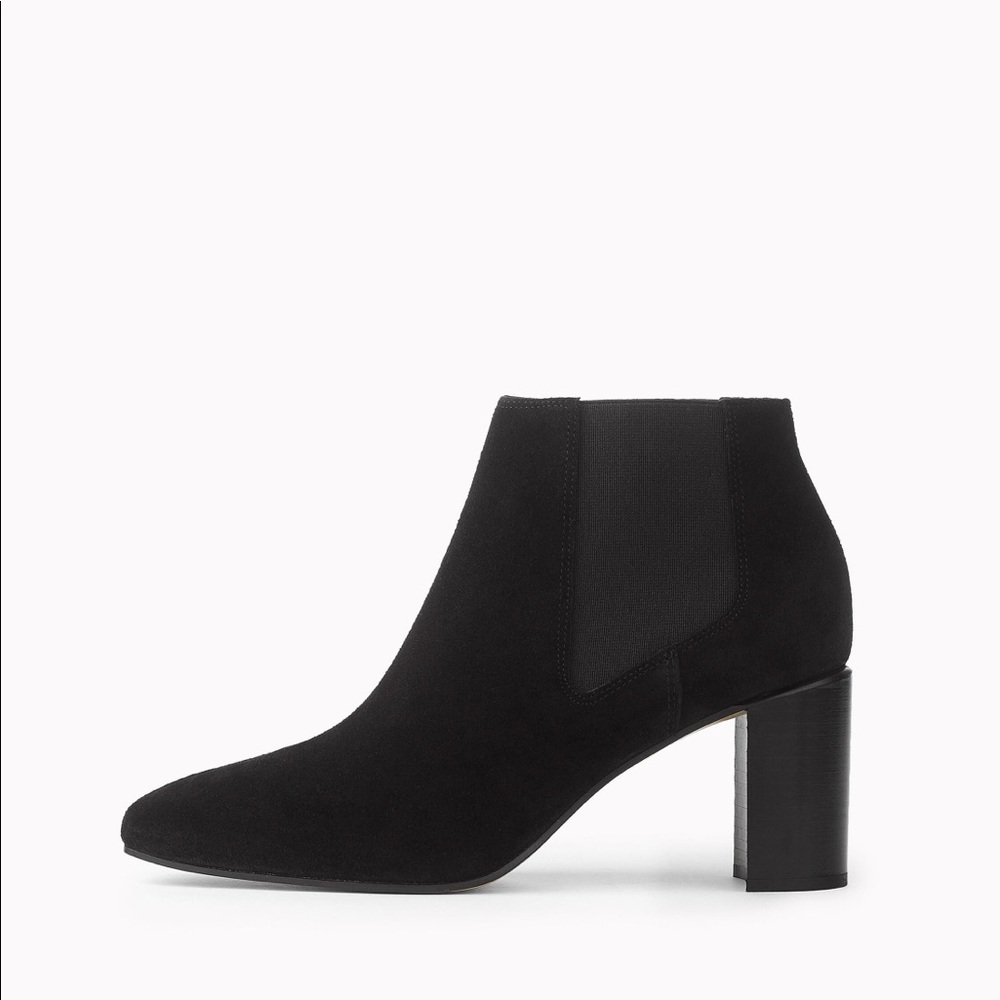 LIKE NEW Rag & Bone Aslen Black Suede Boots Booties